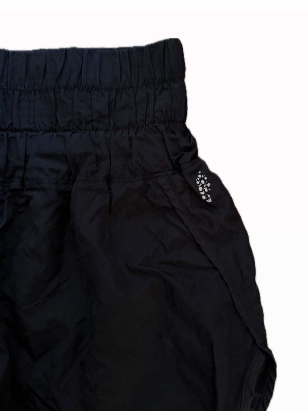 FP MOVEMENT WOMEN L THE WAY HOME ATHLETIC LIGHTWEIGHT RUNNING SHORTS BLACK - Picture 6 of 7